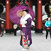 Kimono Walk (wearing like a maiko / geisha) Pic.